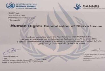 HOW THE HRCSL CAN BE OF ASSISTANCE TO THE RECONSTITUTED SENEGALESE HUMAN RIGHTS COMMISSION