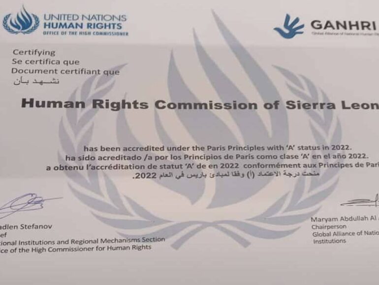 HOW THE HRCSL CAN BE OF ASSISTANCE TO THE RECONSTITUTED SENEGALESE HUMAN RIGHTS COMMISSION